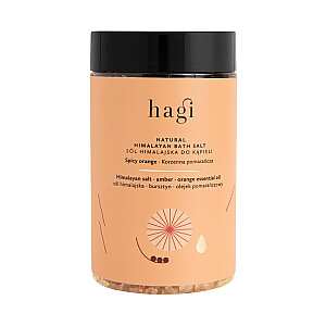 HAGI Натуральная гималайская соль для ванн с апельсином и пряностями 480г