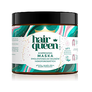 HAIR QUEEN Express švelninanti kaukė mažai poringa plaukams 400ml