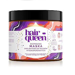 HAIR QUEEN Express mīkstinoša maska porainiem matiem 400ml