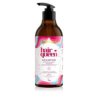 HAIR QUEEN Šampūns galvas ādai un vidēji porainiem matiem, 400ml