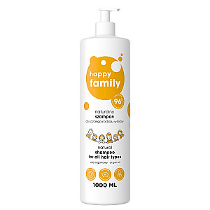 HAPPY FAMILY Dabisks šampūns visiem matu tipiem 1000 ml