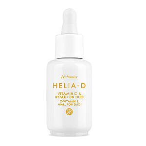 HELIA-D Hydramax C-Vitamin &amp; Hialuron Duo serums sejai ar C vitamīnu un hialuronskābi 30ml