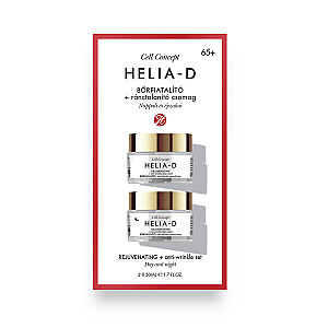 HELIA-D SET Cell Concept Омолаживающий + Против морщин 65+ дневной крем против морщин + ночной крем 2×50 мл