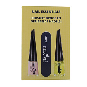 HEROME SET Nail Essentials масло для ногтей 4 мл + полировщик + основа для ногтей 4 мл