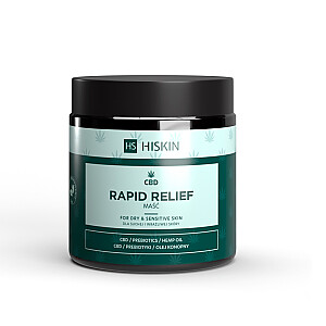 HISKIN CBD Rapid Relief For Dry & Sensitive Skin ziede sausai un jutīgai ādai 120 ml
