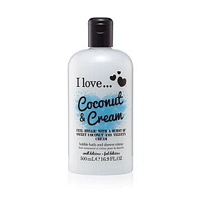 I LOVE Bath &amp; Shower Creme Coconut &amp; Cream dušas un vannas krēms 500ml 