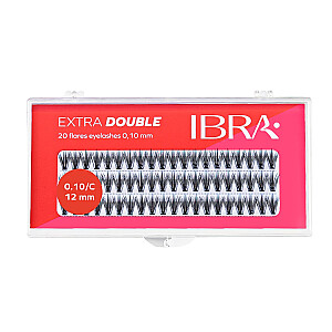 IBRA Extra Double C пучки накладных ресниц 0,10-12 мм