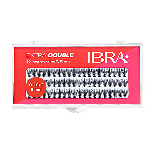 IBRA Extra Double C пучки накладных ресниц 0,10-8 мм