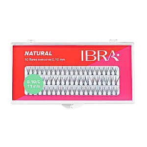 IBRA Naturals пучки накладных ресниц 0,10-11 мм.