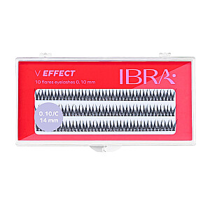 Пучки ресниц IBRA V Effect 14мм 120 шт.
