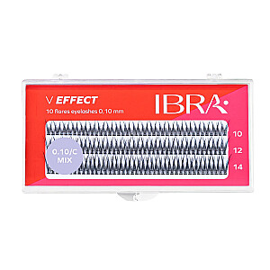 Пучки ресниц IBRA V Effect Микс 120 шт.
