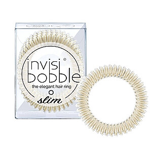 INVISIBOBBLE Elegant Hair Ring Slim Stay Gold matu lentes 3 gab.