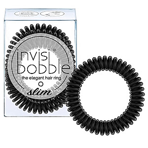 INVISIBOBBLE The Traceless Hair Ring Plaukų kaklaraiščiai True Black 3 vnt.