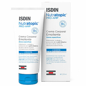 ISDIN Nutratopic Pro-Amp minkštinamasis kūno kremas atopinei odai 200ml