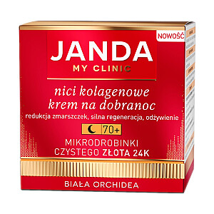JANDA Collagen Nici крем перед сном 70+ с микрочастицами чистого золота 24К Белая Орхидея 50мл