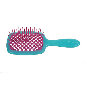 JANEKE Superbrush парикмахерская щетка для распутывания волос Бирюзовый и розовый цвета