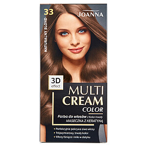 Matu krāsa JOANNA Multi Cream Color 33 Natural Blonde