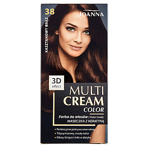 Matu krāsa JOANNA Multi Cream Color 38 Chestnut Brown