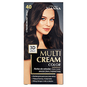 Краска для волос JOANNA Multi Cream Color 40 Коричнево-коричневый