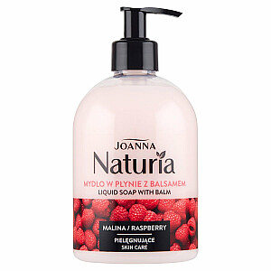 JOANNA Naturia Liquid Soap With Balm жидкое мыло с бальзамом Malina 500мл