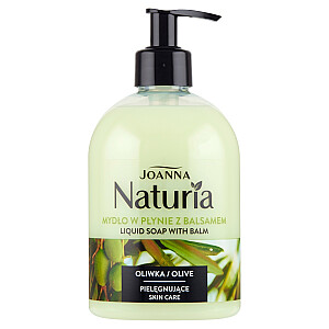 JOANNA Naturia Liquid Soap With Balm жидкое мыло с оливковым бальзамом 500мл
