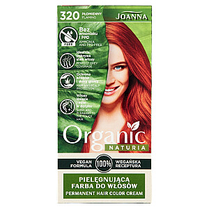 JOANNA Naturia Organic kopjoša matu krāsa bez amonjaka un PPD 320 Płomienny.