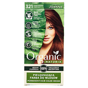 JOANNA Naturia Органическая ухаживающая краска для волос без аммиака и ППД 321 Каштан.