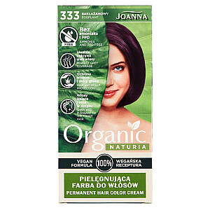 JOANNA Naturia Organic kopjoša matu krāsa bez amonjaka un PPD 333 Eggplant