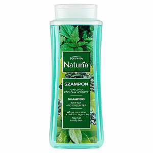 JOANNA Naturia šampūns ar nātru un zaļo tēju normāliem un taukainiem matiem 500ml