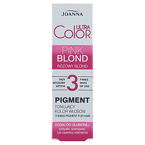 JOANNA Ultra Color Тонирующий пигмент для волос Розовый Блонд 100мл