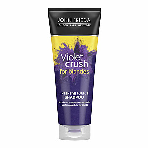 JOHN FRIEDA Sheer Blonde Violet Crush Intensiv Purple Šampūns Brassy intensīvam šampūnam pret dzelteniem matiem 250ml