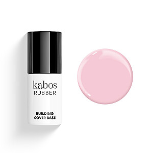 KABOS Rubber Building Cover Base Натуральная розовая резиновая основа 8 мл