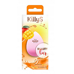 Спонж для макияжа KILLYS Beauty Bar 3D с экстрактом манго
