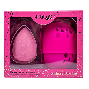 Спонж для макияжа KILLYS Galaxy Dream в силиконовом футляре