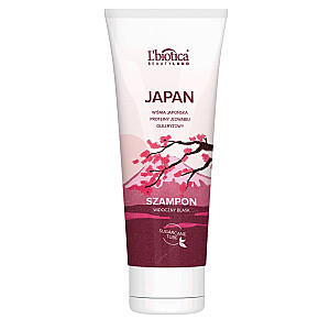 L&#39;BIOTICA Beauty Land Japan matu šampūns Japānas ķiršu, zīda proteīnu un rīsu eļļai 200ml