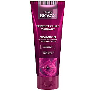 L&#39;BIOTICA Biovax Glamour Perfect Curls Therapy šampūns cirtainiem un viļņainiem matiem 200ml