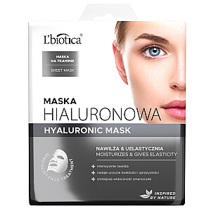 L&#39;BIOTICA Hialurona sejas maskas loksne 