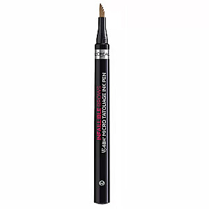 L&#39;OREAL Infaillible Brows 48H Micro Tatouage tintes pildspalva маркер do brwi Dark Blonde