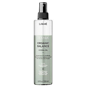 LAKME Teknia Organic Balance Hydra Oil двухфазное органическое масло для волос 200мл