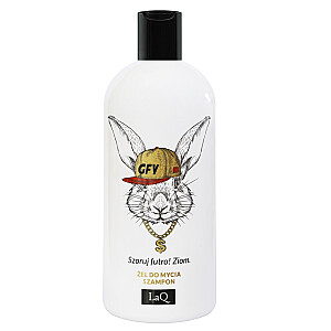 LAQ Rabbit 2in1 ķermeņa mazgāšanas želeja un matu šampūns 300ml
