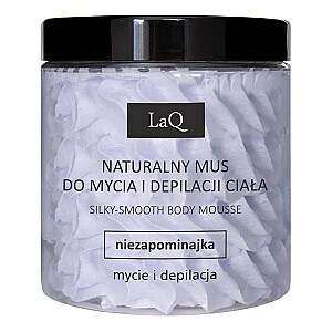 LAQ Натуральный мусс для мытья и депиляции тела Незабудка 250мл
