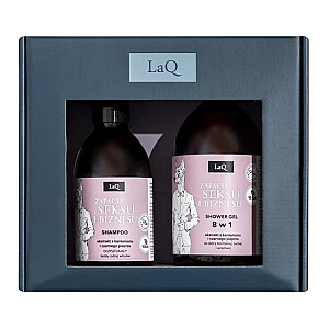 LAQ SET Doberman Limited Edition dušas želeja 8in1 500ml + šampūns vīriešiem 1in1 300ml