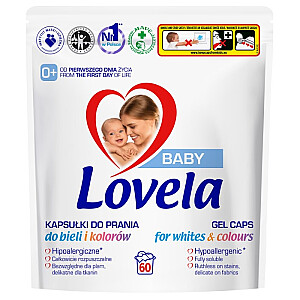 Hipoalerģiskas mazgāšanas kapsulas LOVELA Baby 60 gab.