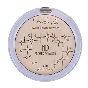 LOVELY HD Pressed Powder прозрачная матирующая пудра для лица с маслом жожоба 10г