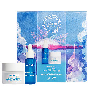 LUMENE SET Magical Hydration Nordic Hydra Intense Hydration 50 ml + Aqua Serum 30 ml sejas mitrinātājs + mitrinošs sejas serums