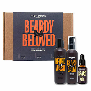 SET MENROCK Beardy Beloved nomierinošs ozola sūnu šampūns do Brody 100ml + balzams do Brody 100ml