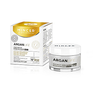 MINCER PHARMA Argan Life barojošs dienas/nakts krēms Nr.802 50ml