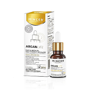 MINCER PHARMA Sejas un kakla eļļa Argan Life Nr.806 15ml