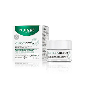 MINCER PHARMA Oxygen Detox aizsargājošs dienas krēms-shield SPF20 Nr. 1501 50ml