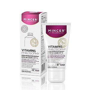 MINCER PHARMA Vitamins Philosophy dieninis kremas nuo raukšlių SPF15 50ml